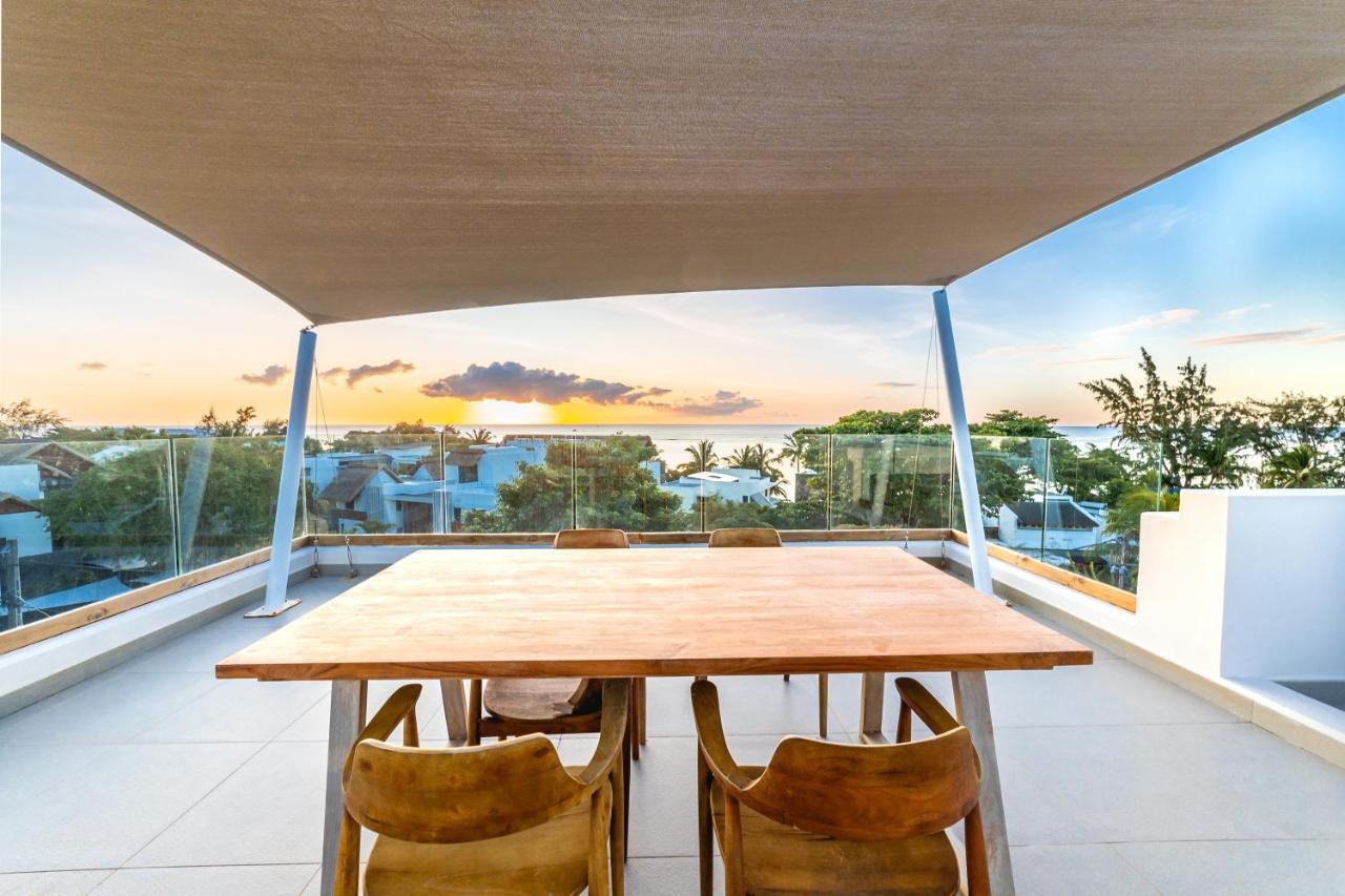 Penthouse 13 - One Bay Residence With Private Rooftop Terrace And Dip In Pool Pereybere Beach Eksteriør billede